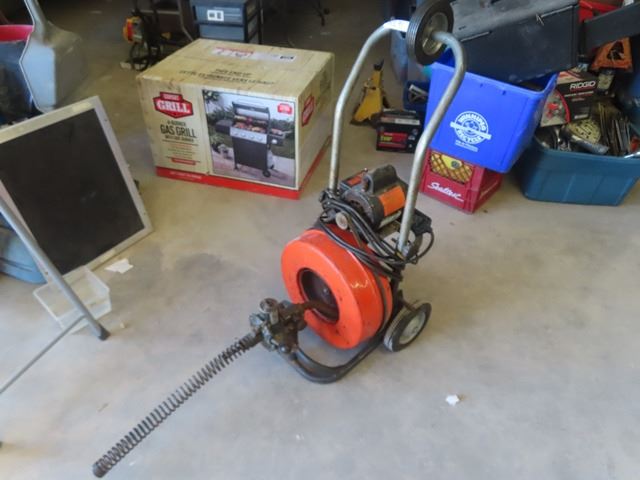 Sewer Rooter T3 Power Drain Cleaner 1/3HP 1725 RPM