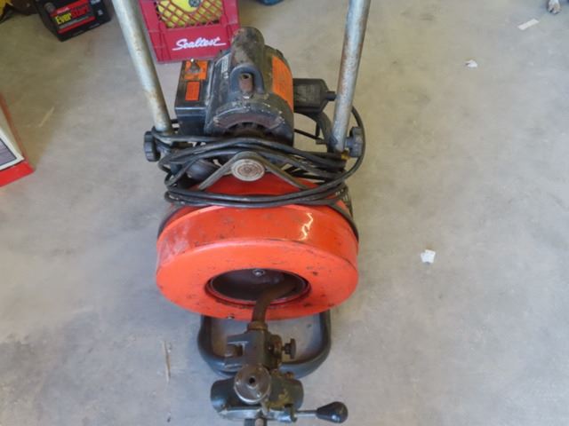 Sewer Rooter T3 Power Drain Cleaner 1/3HP 1725 RPM