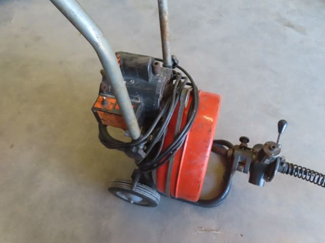 Sewer Rooter T3 Power Drain Cleaner 1/3HP 1725 RPM