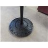 Image 2 : Round Wooden Oak Top Table 30" Wide with Cast Base - Wind Proof