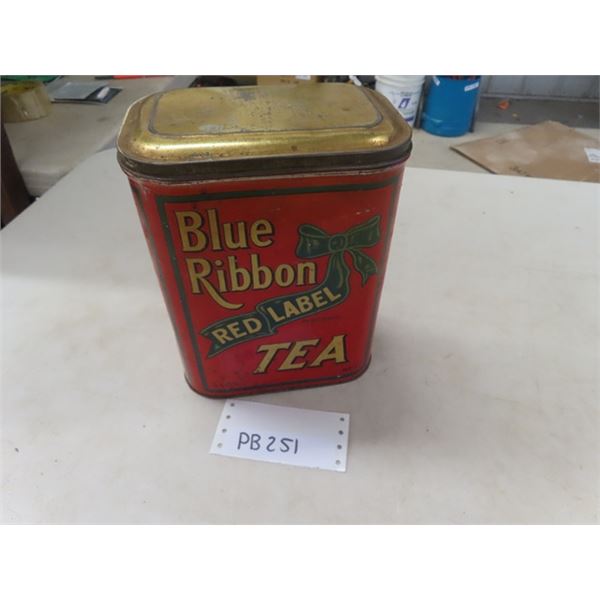 Blue Ribbon Tea Tin 9