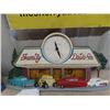 Image 2 : Die Cast 1/18 Scale 1934 Ford Pick Up Truck in Box & 10.5" x 20" Drive in Clock