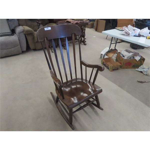 Walnut Rocking Chair