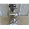Image 2 : Oil Lamp with Tin/siler Tone Base with Chimney