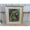 Image 1 : Woven Art Picture - Framed 26" x 30"