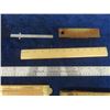 Image 2 : Folding Rulers, Levels, Metal Ruler, Stanley/ Lufkint Tape Measure