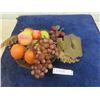 Image 1 : Salter's 40lb Hanging Brass Scale with Fruit