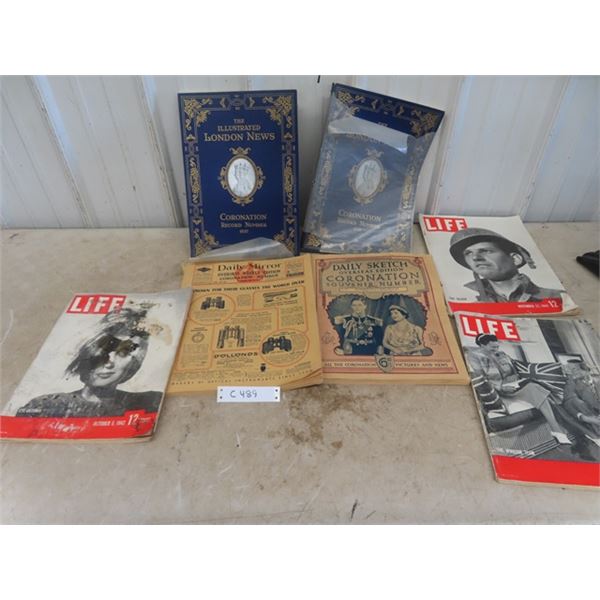 4 Royalty Books 1937 , Life Magazine 1941-43