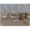 Image 1 : Teddy Bear, Tea Pots, Creamer, Cat Tea Pot, Sugar + Cream Pair