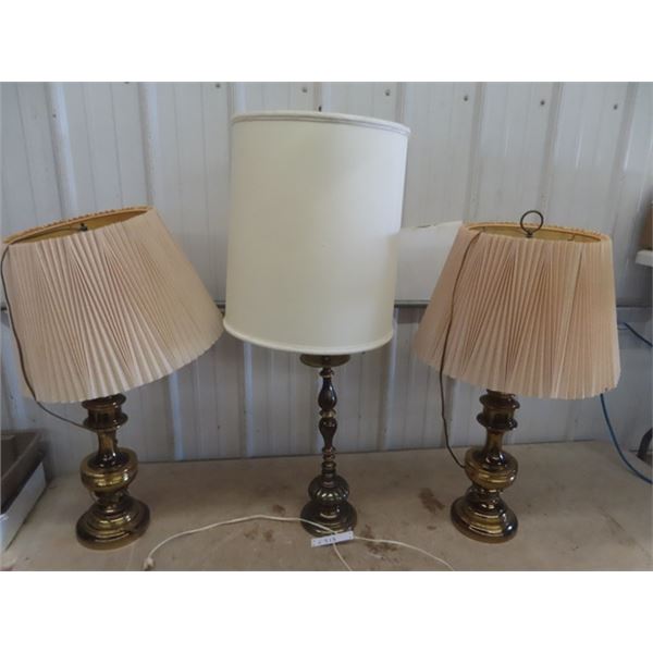 3 Lamps - 2 Are Matching