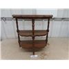 Image 1 : 3 Tier Wooden End Shelf