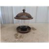 Image 2 : Small Metal Trash Pail with Lid & Bird Feeder