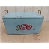 Image 3 : Pepsi Cola Metal Picnic Cooler- Embossed with Tray
