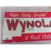 Image 2 : Wynola Cola Tin Tacker Sign, St. Thomas Metal Sign Made in Canada- Embossed 8"x 18"