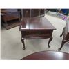 Image 3 : 3 Pc Table Set; Drop Leaf Coffee Table Extended 16" x 36" x 48" , End Tables 21" X 26" x 26"
