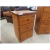 Image 2 : 2 Wooden Dressers; 1) 16" x 20" x 62' , 1) 16" x 20" x 34"