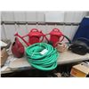 Image 1 : 6 Yard Watering Cans & Rubber Garden Hose