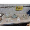 Image 1 : Punch Bowl, Lazy Suzy Server, Vases, Trays, Crystal + Cut Glass plus more