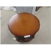 Image 2 : Drum Shaped End Table 22" t x 25" Wide