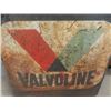 Image 2 : Metal 2 Sided Valvoline Sign 30" x 30"