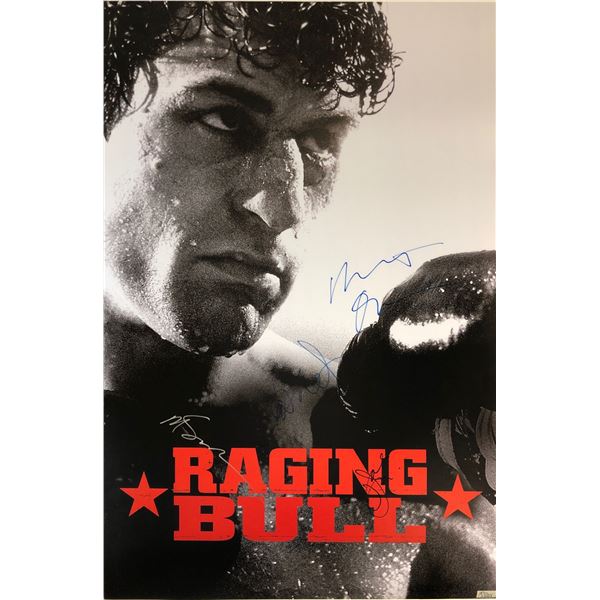 Raging Bull Robert De Niro Signed Poster