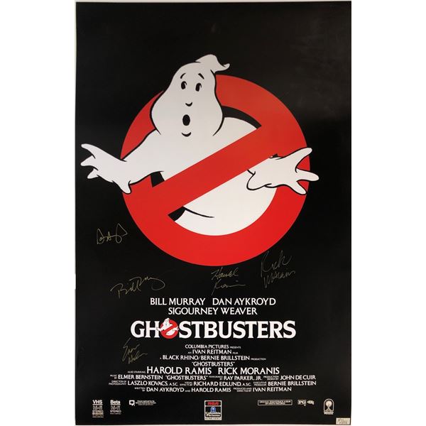 Ghostbusters Bill Murray Signed Poster