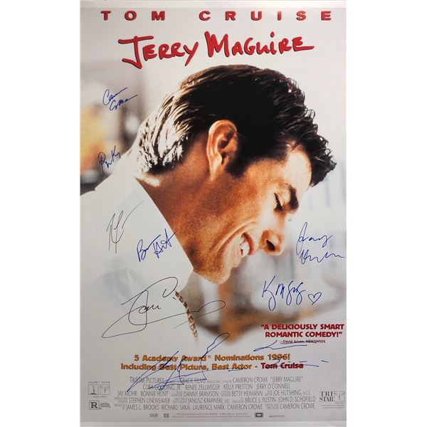 Signed Jerry Maguire Tom Cruise Poster