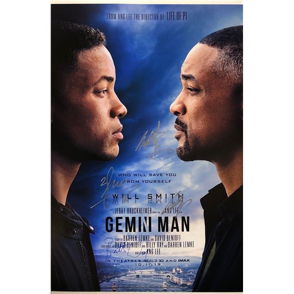 Gemin Man Poster Will Smith Autographed Signed