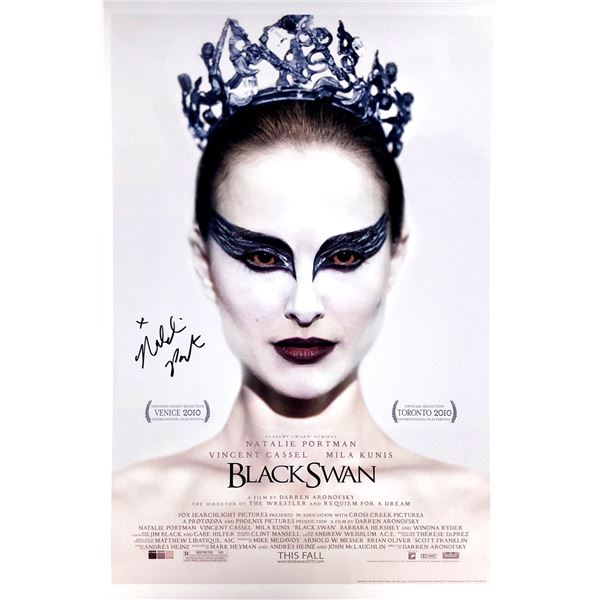 Natalie Portman Autograph Signed Black Swan Poster