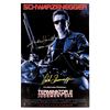 Image 1 : Arnold Schwarzenegger Autograph Signed Terminator Poster