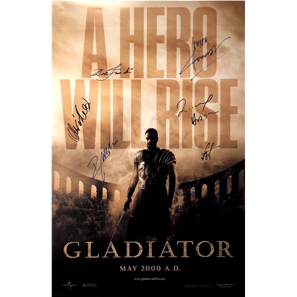Autograph Signed Gladiator Poster