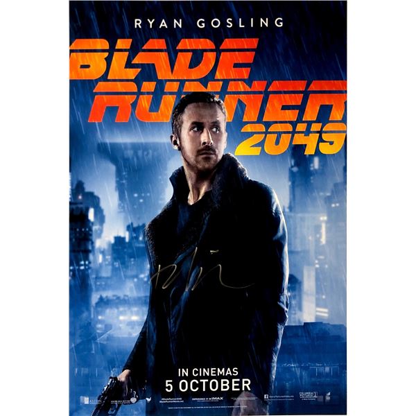 Autograph Signed Blade Runner Poster