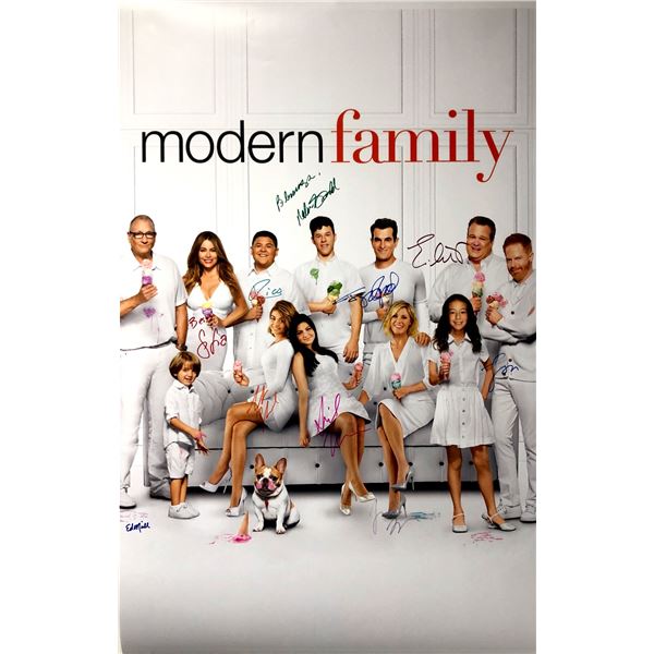 Autograph Signed Modern Family Poster