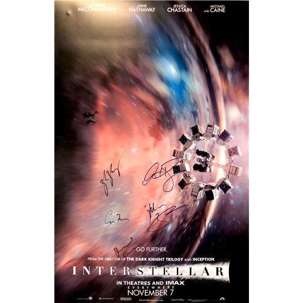 Autograph Signed Interstellar Poster