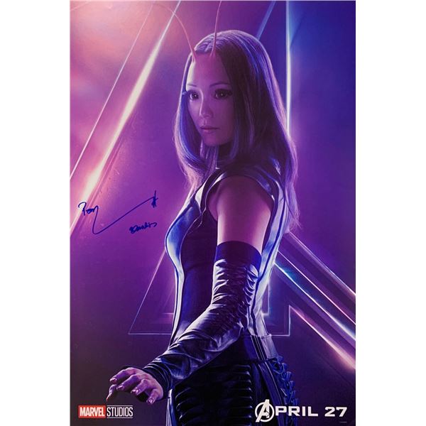 Pom Klementieff Autograph Signed Avengers Poster