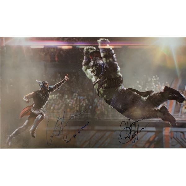Chris Hemsworth Autograph Signed Thor Ragnorok Poster
