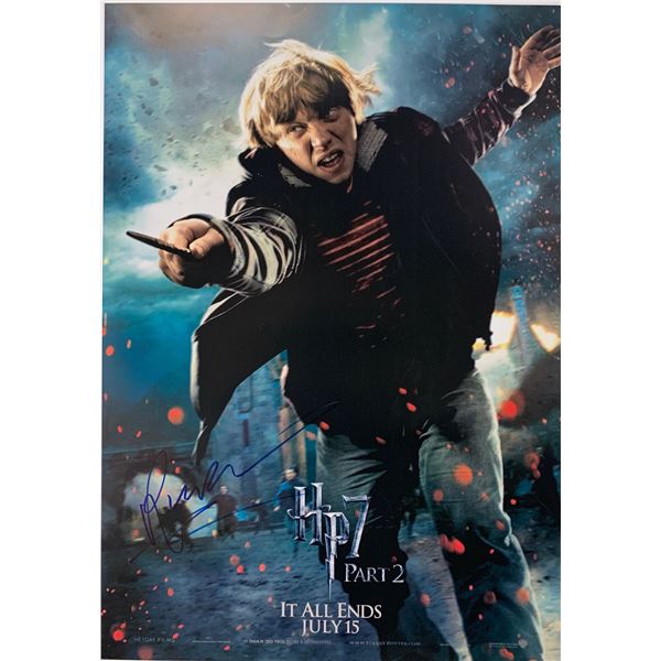 Rupert Grint Autograph Signed Harry Potter Poster