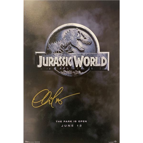 Autograph Signed Jurassic World Poster