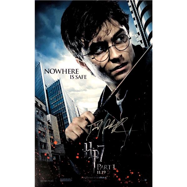 Harry Potter Daniel Radcliffe Autograph Signed Poster