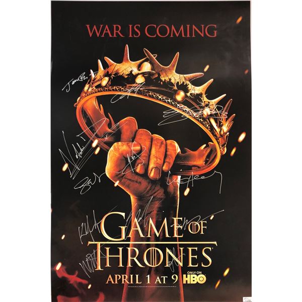 Game of Thornes Kit Harington Signed Poster