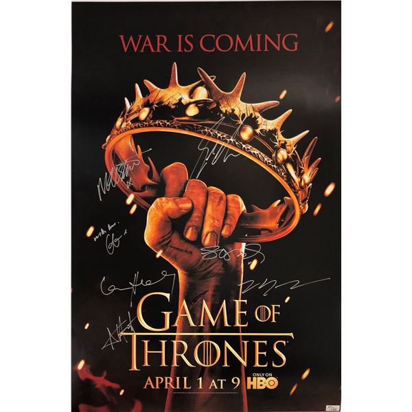 Game of Thornes Kit Harington Signed Poster