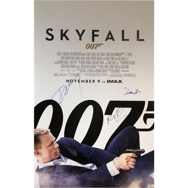 James Bond 007 Skyfall Signed Poster