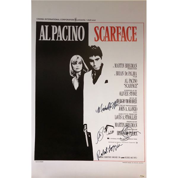 Scarface Al Pacino Signed Poster