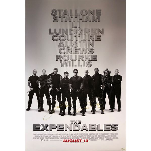 Expendables Sylvester Stallone Signed Poster