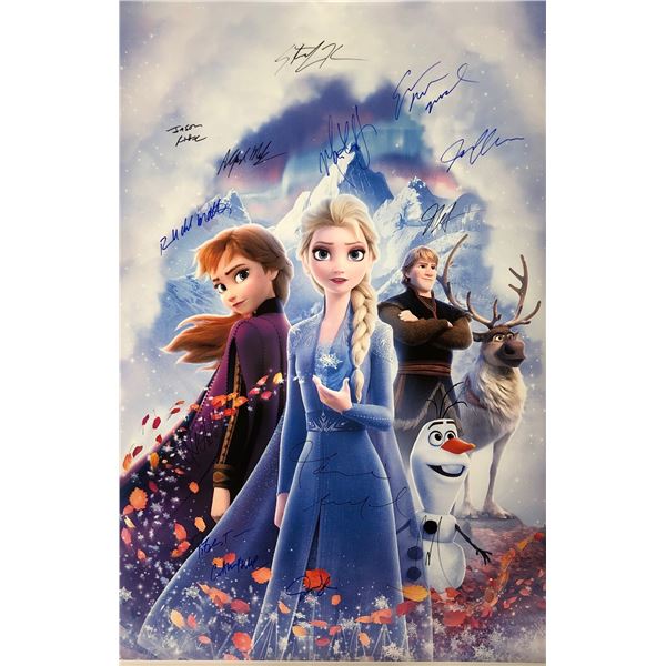 Signed Frozen 2 Kristen Bell Poster