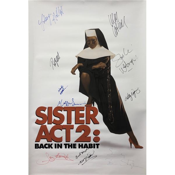 Signed Sister Act 2 Whoopi Goldberg Poster