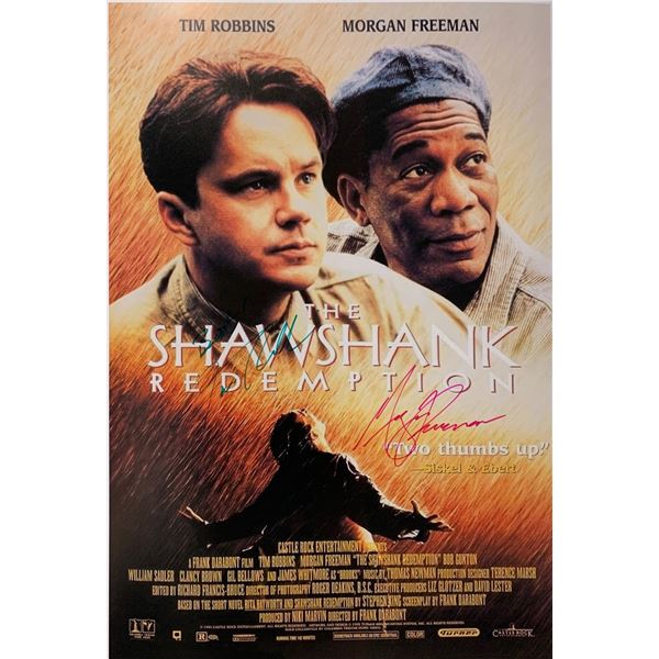 Morgan Freeman Autograph Signed Shawshank Redemption Poster