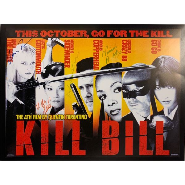 Autograph Signed Kill Bill Poster