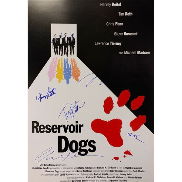Autograph Signed Reservoir Dogs Poster