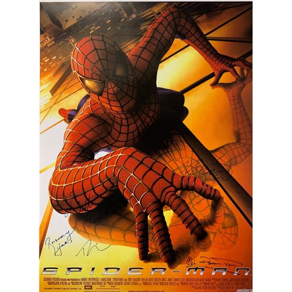 Autograph Signed Spiderman Poster